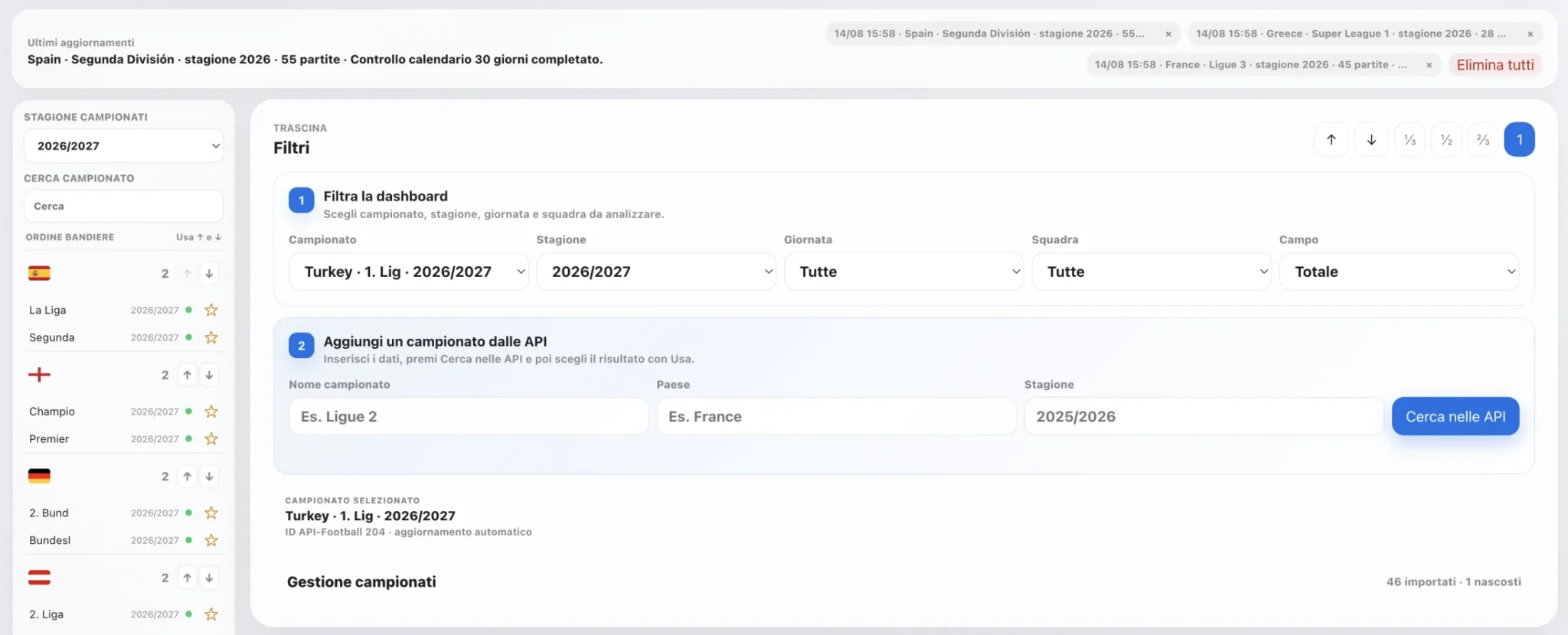 Anteprima del progetto Web App
